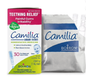 Boiron Camilia Teething Relief for Irritability, Painful Gums, 30 Liquid Doses .034 fl oz, for Childrens Health Boiron Camilia Teething Relief for Irritability, Painful Gums, 30 Liquid Doses .034 fl oz, for Childrens Health