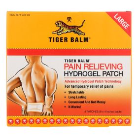 Tiger Balm Pain Relieving Large Patches - Case Of 6 - 4 Pack Tiger Balm Pain Relieving Large Patches - Case Of 6 - 4 Pack